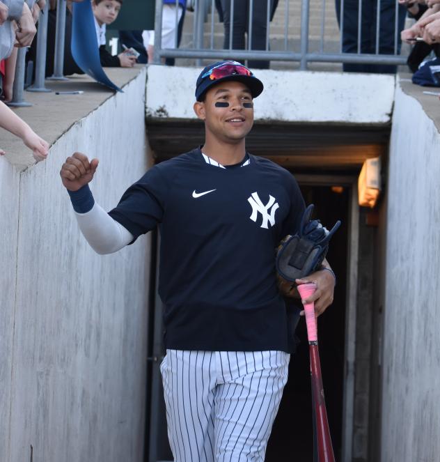Blake Perkins of the Somerset Patriots