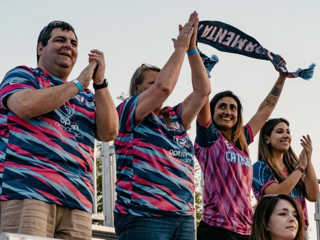 South Georgia Tormenta FC fans cheer on the club