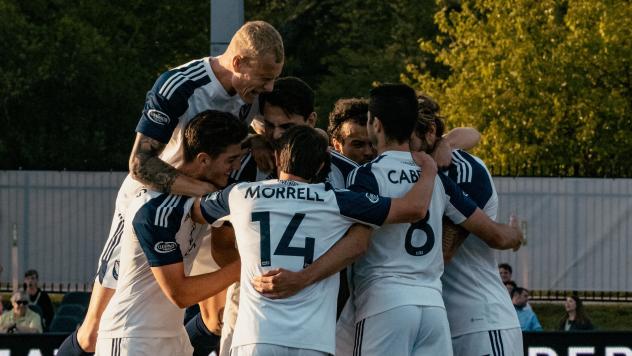 South Georgia Tormenta FC celebrates a goal