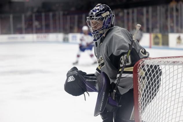 Muskegon Lumberjacks goaltender Chase Clark