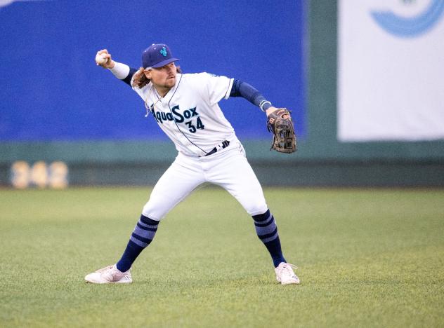 Everett AquaSox outfielder Spencer Packard
