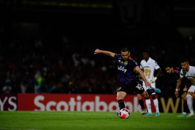 Seattle Sounders FC midfielder Nicolas Lodeiro vs. Pumas UNAM