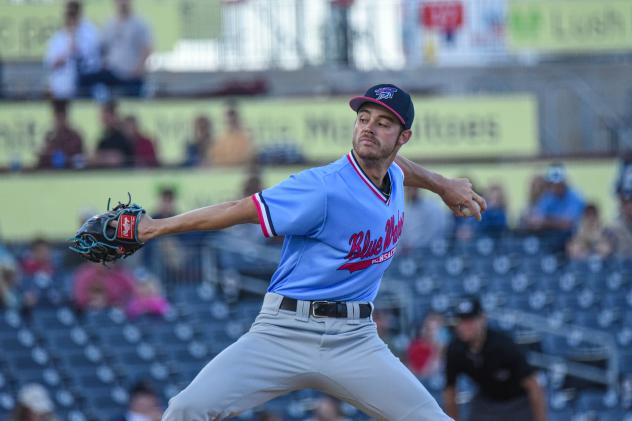 Pensacola Blue Wahoos pitcher Will Stewart