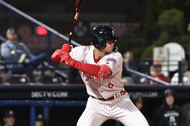 Reading Fightin Phils catcher Logan O'Hoppe