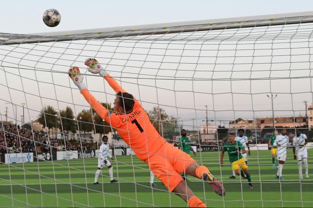 Colorado Springs Switchbacks FC goalkeeper Jeff Caldwell