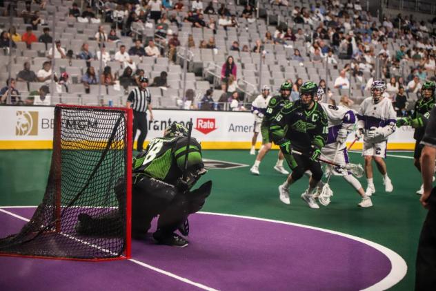 Saskatchewan Rush netminder Cameron Dunkerley