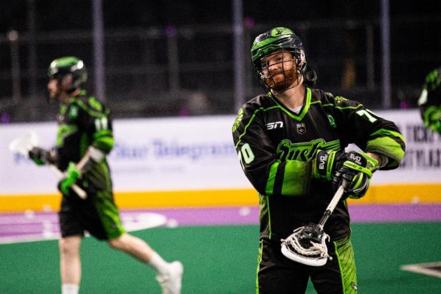 Saskatchewan Rush defender Holden Garlent