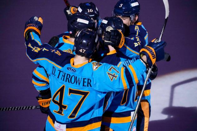 Atlanta Gladiators celebrate a goal