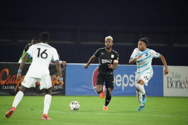 FC Tulsa in action against Colorado Springs Switchbacks FC