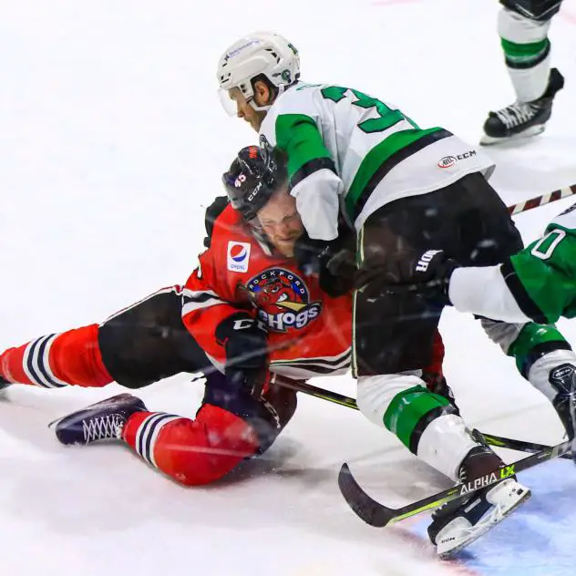 Texas Stars battle the Rockford IceHogs