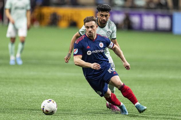 Chicago Fire FC midfielder Xherdan Shaqiri vs. Atlanta United FC