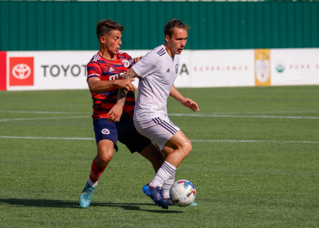 Tacoma Defiance with possession against North Texas SC