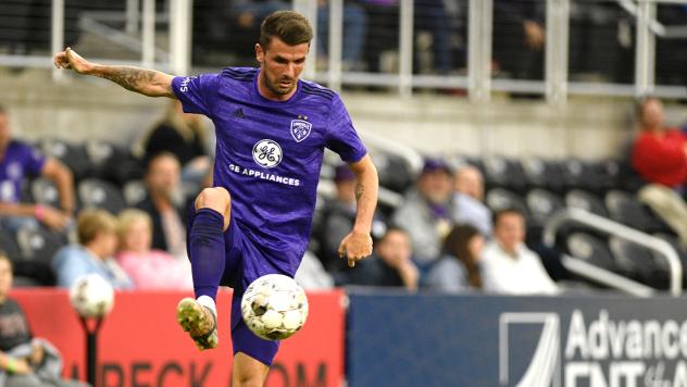 Louisville City FC midfielder Niall McCabe