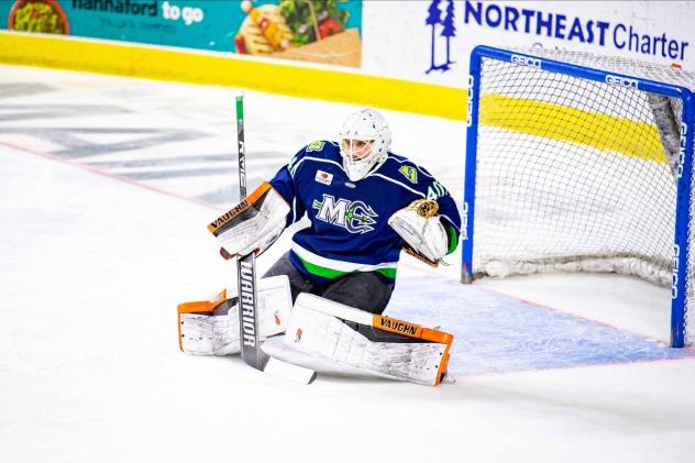 Maine Mariners goaltender Stefanos Lekkas