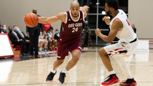 Forward Maxime Boursiquot with the University of Ottawa Gee-Gees
