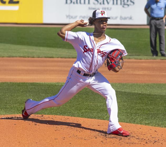 Portland Sea Dogs pitcher Brayan Bello