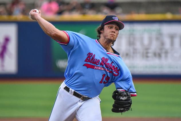 Pensacola Blue Wahoos pitcher Zach McCambley