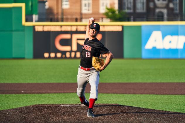 Ottawa Titans pitcher Zac Westcott