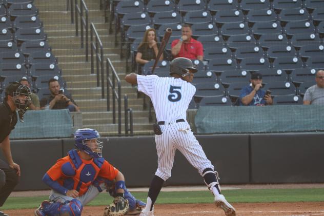 Tampa Tarpons infielder Alexander Vargas