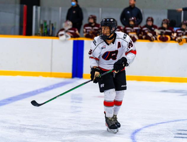 Cameron Schmidt with the Rink Hockey Academy Kelowna Program