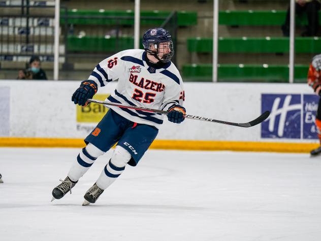 Lee Shurgot with the Saskatoon Blazers