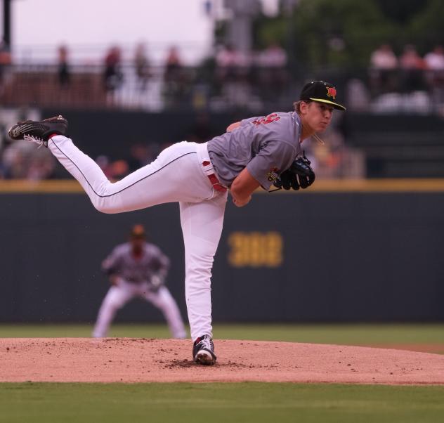 Columbia Fireflies pitcher Ben Kudrna