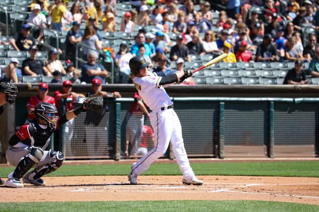 Salt Lake Bees infielder David MacKinnon