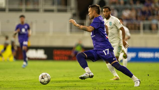 Louisville City FC forward Cameron Lancaster
