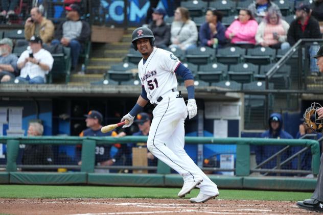 Erick Mejia of the Tacoma Rainiers