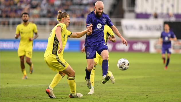 Louisville City FC forward Brian Ownby vs. Nashville SC