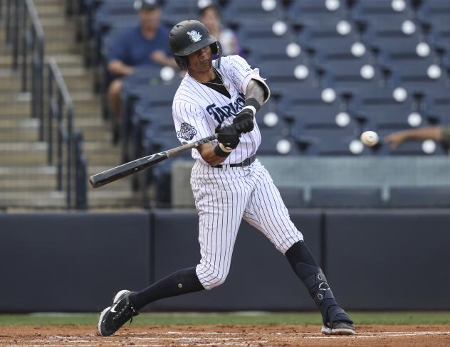 Tampa Tarpons infielder Marcos Cabrera