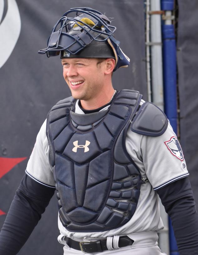 Somerset Patriots catcher Josh Breaux