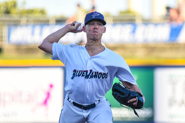 Pensacola Blue Wahoos pitcher Cody Mincey