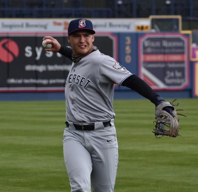 Anthony Volpe of the Somerset Patriots