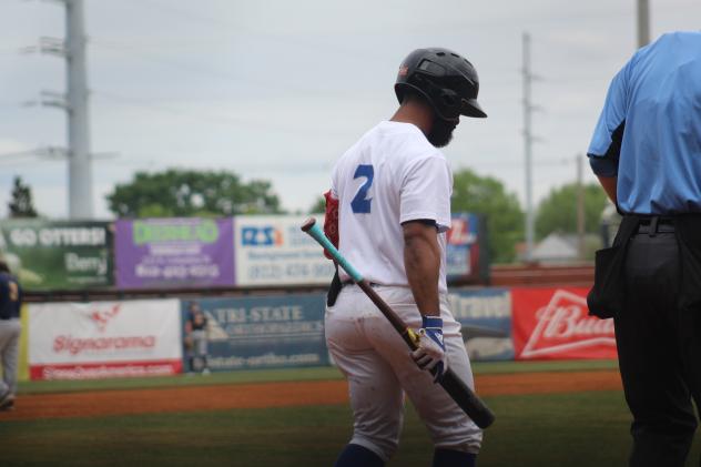 Evansville Otters second baseman J.R. Davis