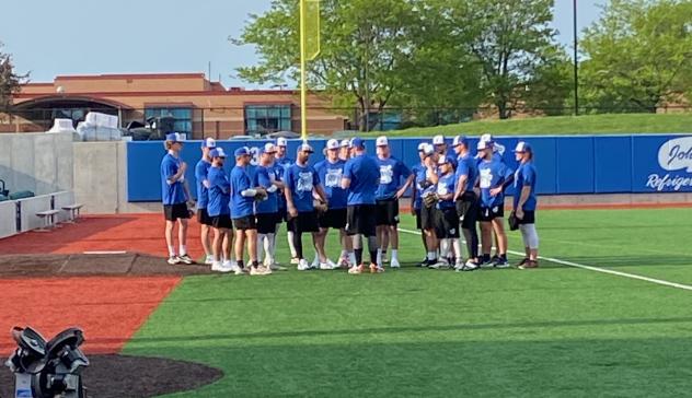 Green Bay Rockers practice for opening day