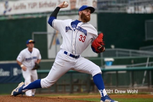 New York Boulders pitcher Robby  Rowland