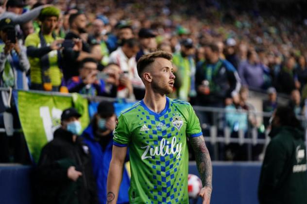 Seattle Sounders FC midfielder Albert Rusnák