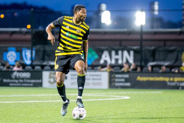 Pittsburgh Riverhounds SC defender Mekeil Williams