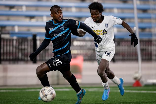 Colorado Springs Switchbacks FC forward Kharlton Belmar