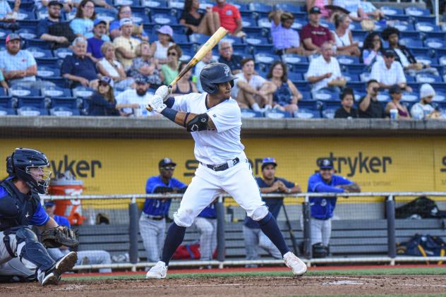 Ray-Patrick Didder of the Pensacola Blue Wahoos