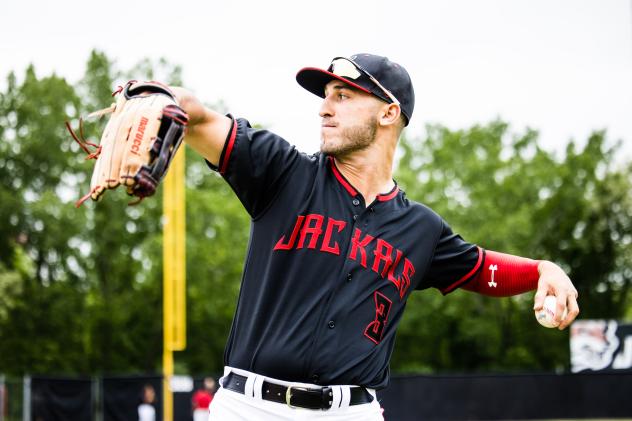 New Jersey Jackals outfielder Joe Simone