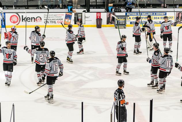 Wheeling Nailers salute their fans