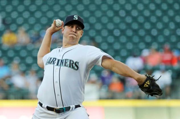 Erik Swanson with the Seattle Mariners