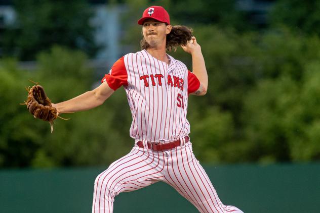 Ottawa Titans pitcher Grant Larson