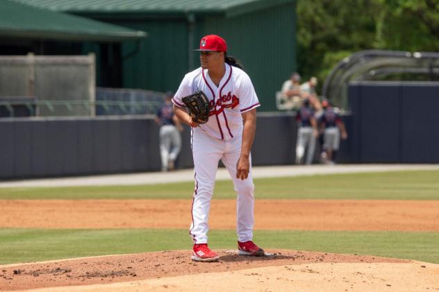 Rome Braves pitcher Logan Workman