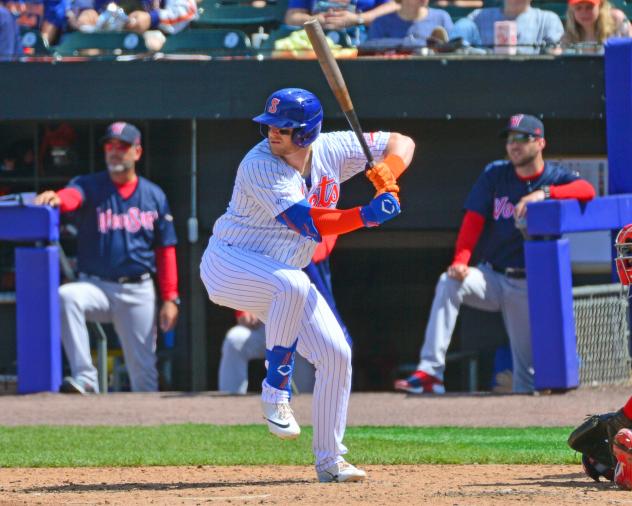 Travis Blankenhorn of the Syracuse Mets