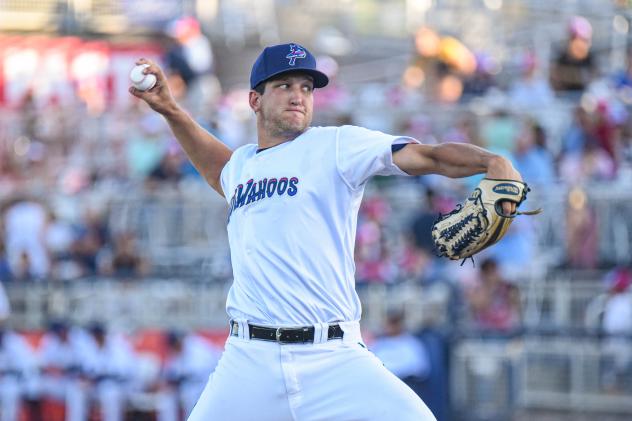 Pensacola Blue Wahoos pitcher A.J. Ladwig