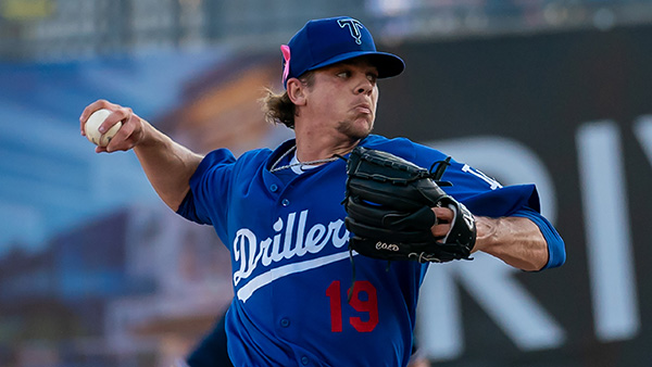 Tulsa Drillers pitcher Gavin Stone