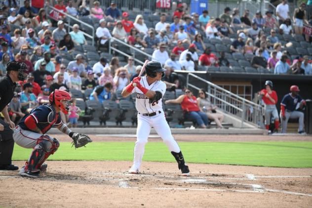 Fayetteville Woodpeckers outfielder Kenedy Corona